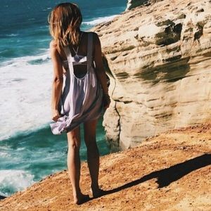 Free people light lavender dress